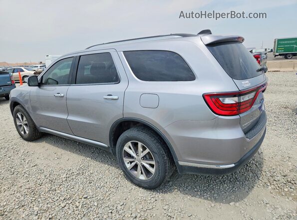 1C4RDJDG4GC449330 2016 DODGE DURANGO Silver Trasero izquierdo