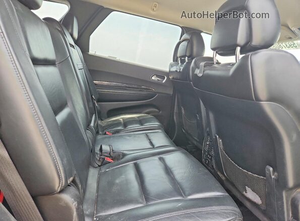 1C4RDJDG4GC449330 2016 DODGE DURANGO Silver Vista interior trasera