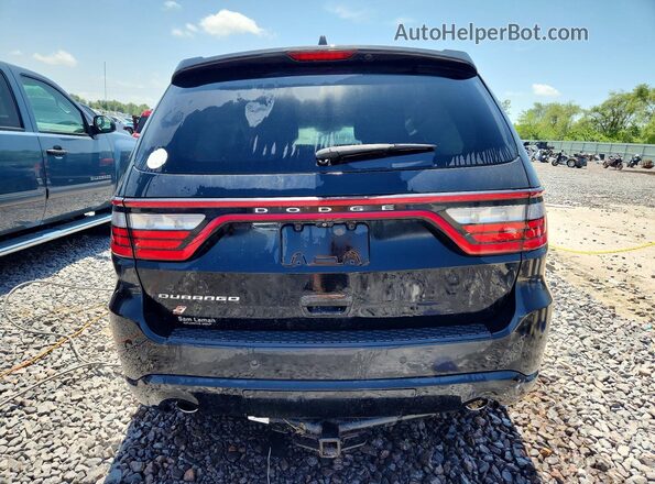 1C4RDJDG4JC100269 2018 DODGE DURANGO Black Rear view