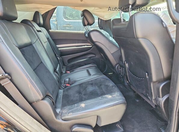 1C4RDJDG4JC100269 2018 DODGE DURANGO Black Rear interior view