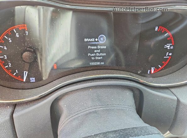1C4RDJDG4JC100269 2018 DODGE DURANGO Black Instrument cluster view