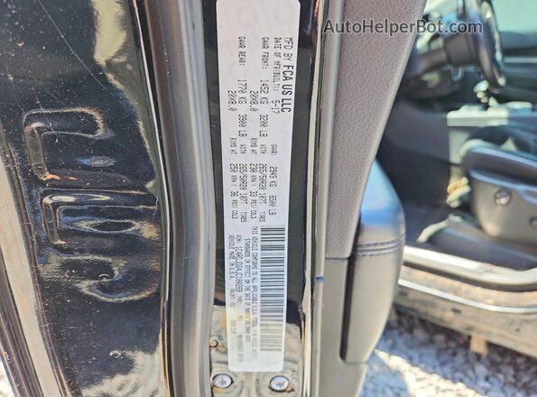 1C4RDJDG4JC100269 2018 DODGE DURANGO Black VIN sticker view
