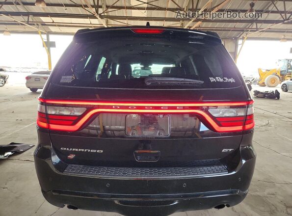 1C4RDJDG4JC497336 2018 DODGE DURANGO Black Вид салону спереду