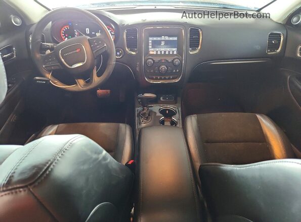 1C4RDJDG4JC497336 2018 DODGE DURANGO Black Вид щитка приладів