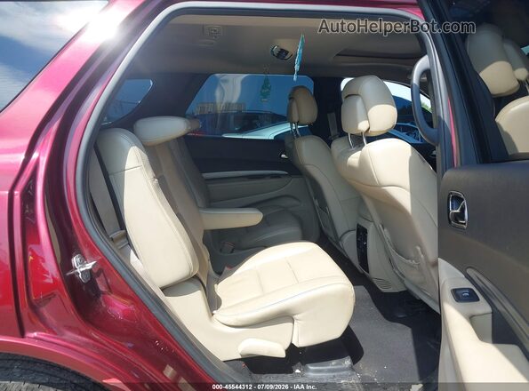 1C4RDJDG4KC718189 2019 DODGE DURANGO Maroon VIN კოდის სტიკერის ხედი