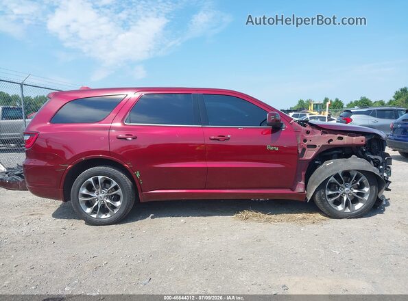 1C4RDJDG4KC718189 2019 DODGE DURANGO Maroon სალონის 360-გრადუსიანი ხედი