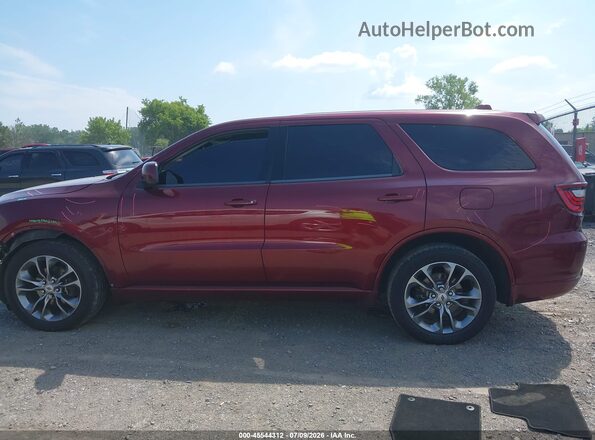 1C4RDJDG4KC718189 2019 DODGE DURANGO Maroon 