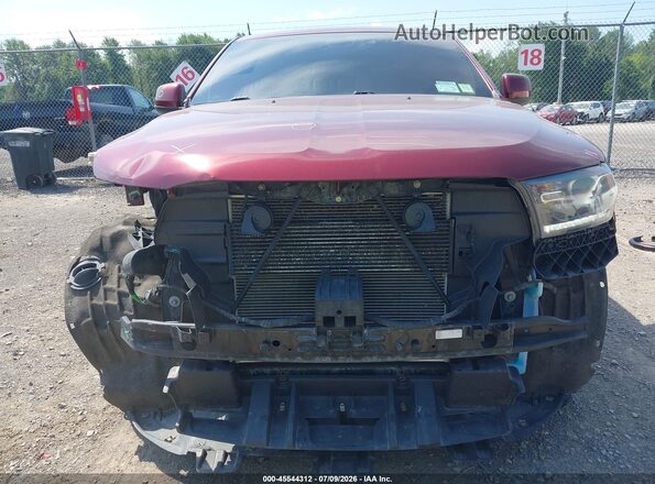 1C4RDJDG4KC718189 2019 DODGE DURANGO Maroon უკანა სალონის ხედი