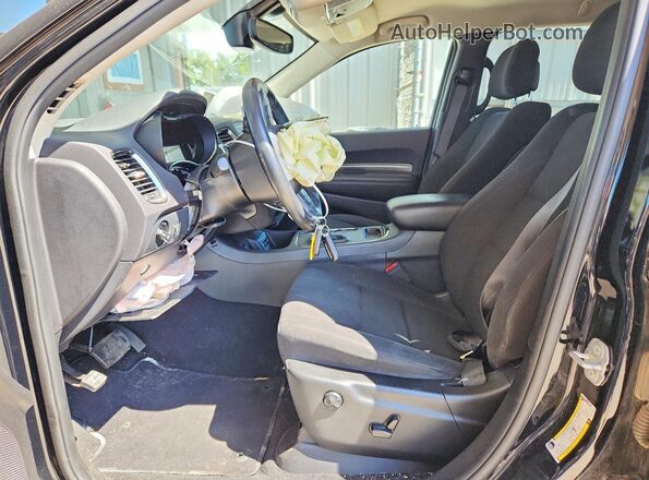 1C4RDJDG4KC778893 2019 DODGE DURANGO Черный Вид салона спереди