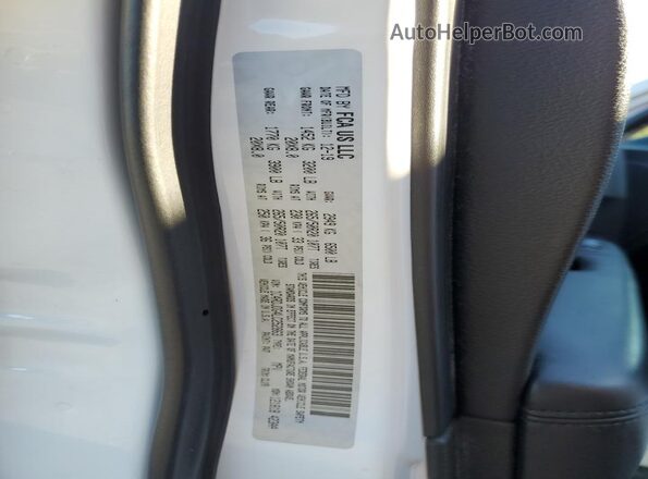 1C4RDJDG4LC252863 2020 DODGE DURANGO White Widok naklejki z numerem VIN