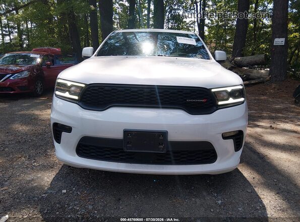 1C4RDJDG4MC576199 2021 DODGE DURANGO White ხელსაწყოთა პანელის ხედი