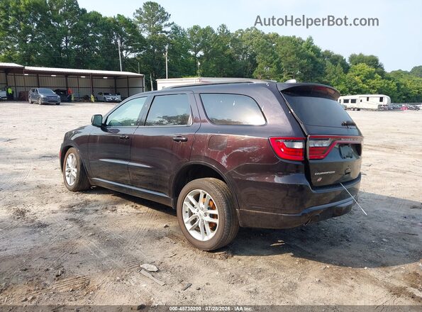 1C4RDJDG4SC517912 2025 DODGE DURANGO Black Tył lewy