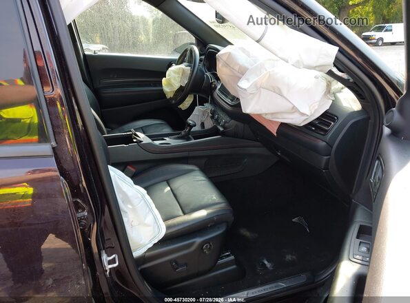 1C4RDJDG4SC517912 2025 DODGE DURANGO Black Widok wnętrza z przodu