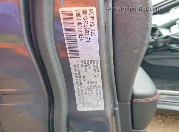 1C4RDJDG4TC176979 2026 DODGE DURANGO Gray Vista interior de 360 grados