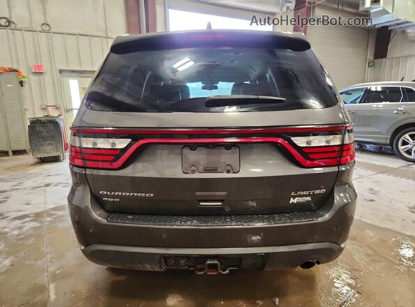 1C4RDJDG5GC362844 2016 DODGE DURANGO Черный Вид сзади