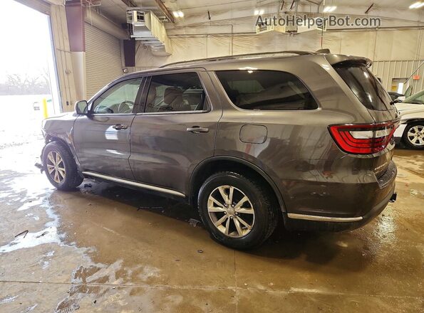 1C4RDJDG5GC362844 2016 DODGE DURANGO Черный Задняя левая четверть