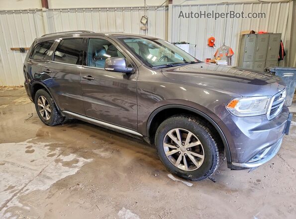 1C4RDJDG5GC362844 2016 DODGE DURANGO Черный Передняя правая четверть