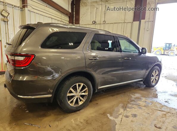 1C4RDJDG5GC362844 2016 DODGE DURANGO Черный Задняя правая четверть