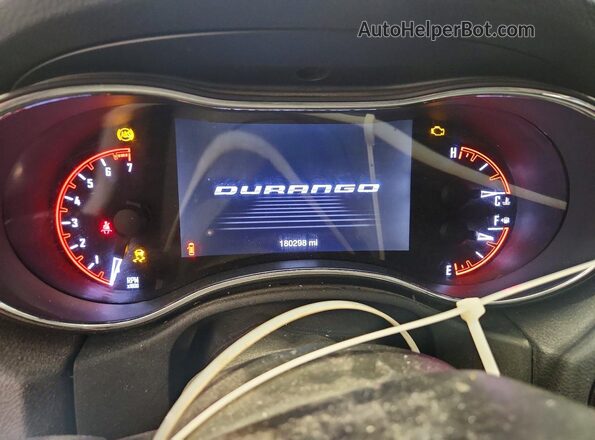 1C4RDJDG5GC362844 2016 DODGE DURANGO Черный Вид щитка приборов