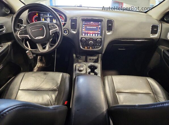1C4RDJDG5GC362844 2016 DODGE DURANGO Черный Вид панели приборов