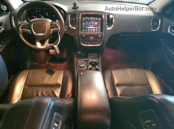 1C4RDJDG5GC459803 2016 DODGE DURANGO Gray Dashboard view