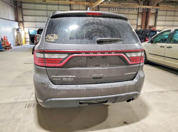 1C4RDJDG5GC459803 2016 DODGE DURANGO Gray Rear view