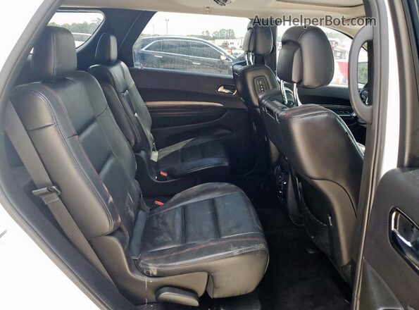 1C4RDJDG5JC242985 2018 DODGE DURANGO White Вид задньої частини салону