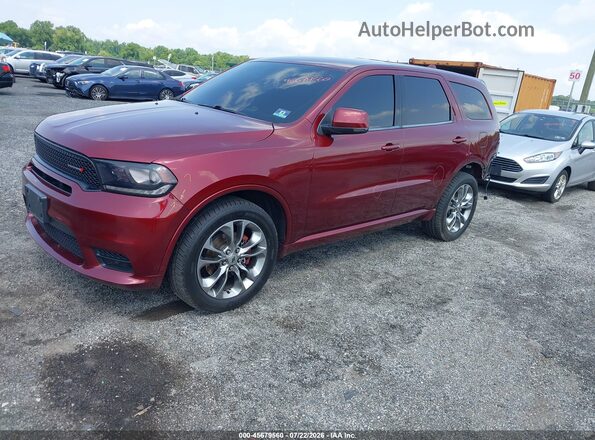 1C4RDJDG5KC633524 2019 DODGE DURANGO Red Front left