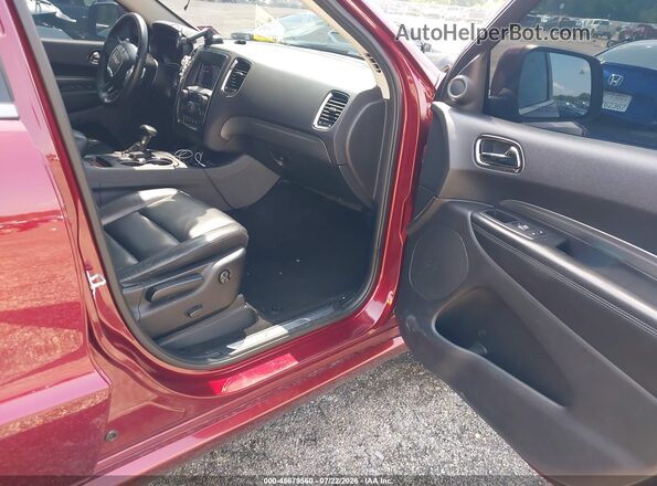 1C4RDJDG5KC633524 2019 DODGE DURANGO Red Front interior view