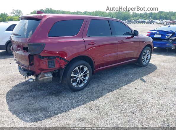 1C4RDJDG5KC633524 2019 DODGE DURANGO Red Rear right
