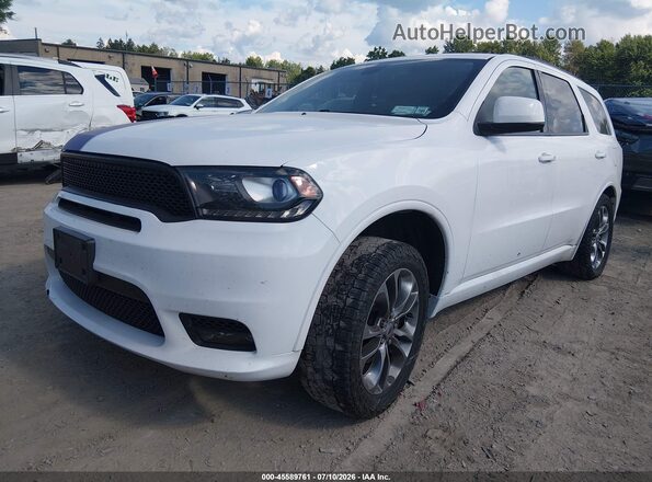 1C4RDJDG5KC853438 2019 DODGE DURANGO Белый Передняя левая четверть