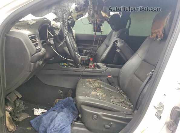 1C4RDJDG5MC522233 2021 DODGE DURANGO Белый Вид салона спереди