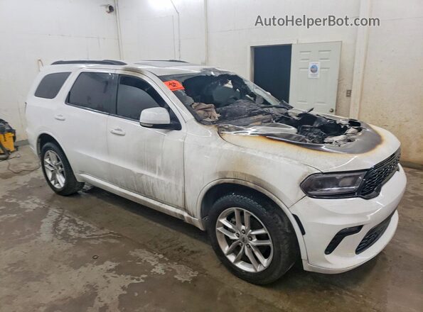 1C4RDJDG5MC522233 2021 DODGE DURANGO Белый Передняя правая четверть