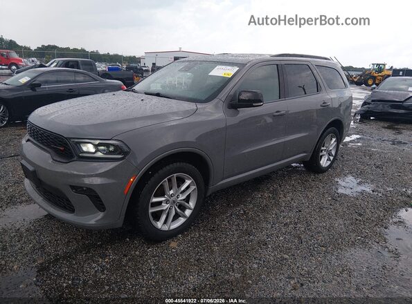 1C4RDJDG5PC651464 2023 DODGE DURANGO Gray Առջևի ձախ երեք քառորդ տեսարան