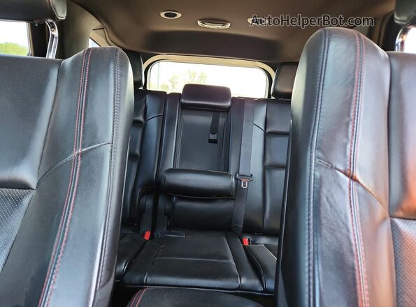 1C4RDJDG5PC677207 2023 DODGE DURANGO Red Rear seats view