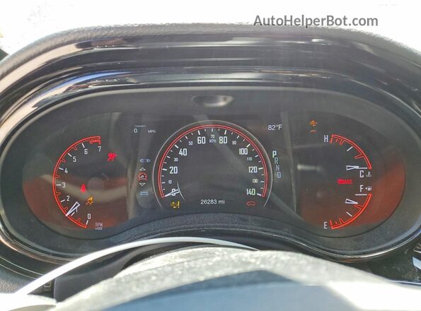 1C4RDJDG5RC193850 2024 DODGE DURANGO Red Instrument cluster view