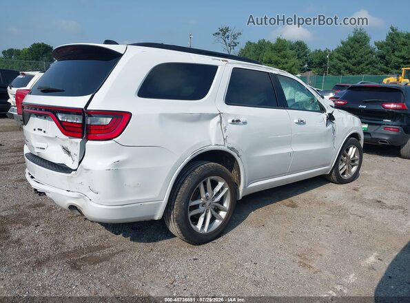 1C4RDJDG5SC545895 2025 DODGE DURANGO Белый Задняя правая четверть