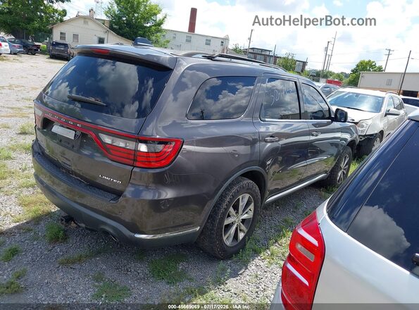 1C4RDJDG6GC301762 2016 DODGE DURANGO Серый Задняя правая четверть
