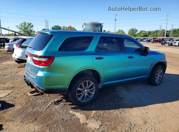 1C4RDJDG6HC621665 2017 DODGE DURANGO Turquoise Задня права чверть