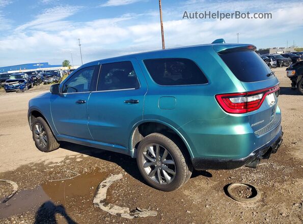 1C4RDJDG6HC621665 2017 DODGE DURANGO Turquoise Задня ліва чверть