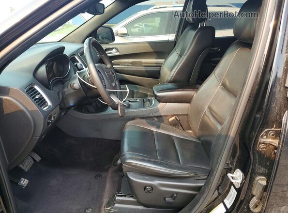 1C4RDJDG6HC691666 2017 DODGE DURANGO Black Вид салону спереду