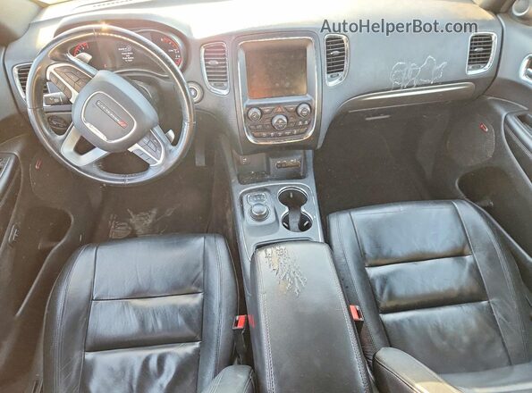 1C4RDJDG6HC766754 2017 DODGE DURANGO Black Widok deski rozdzielczej
