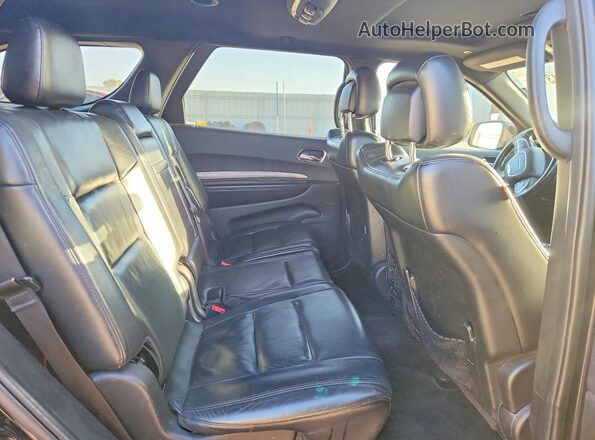 1C4RDJDG6HC766754 2017 DODGE DURANGO Black Widok wnętrza z tyłu