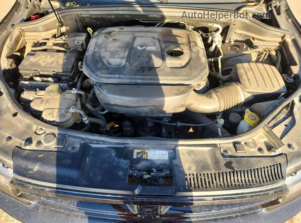 1C4RDJDG6HC766754 2017 DODGE DURANGO Black Widok komory silnika