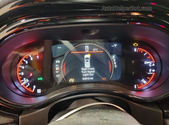 1C4RDJDG6SC533626 2025 DODGE DURANGO Black Vista del cuadro de instrumentos