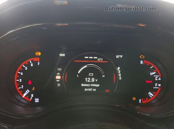 1C4RDJDG6TC183898 2026 DODGE DURANGO Белый Вид щитка приборов