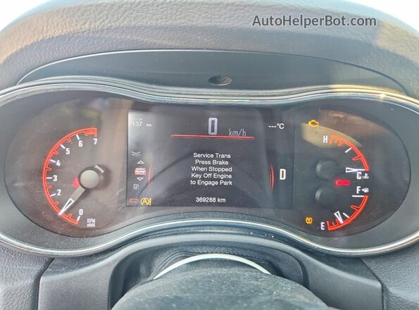1C4RDJDG7HC732838 2017 DODGE DURANGO Silver Widok zestawu wskaźników