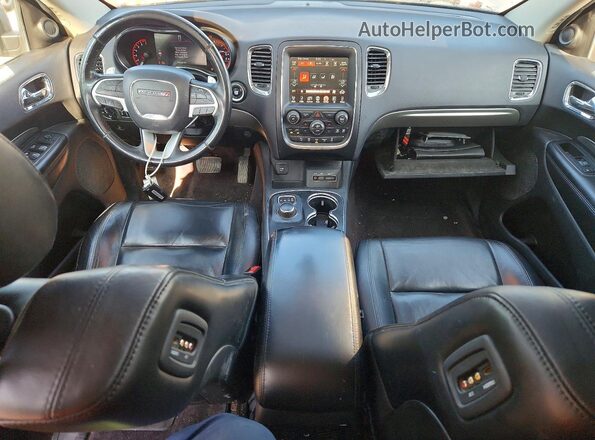 1C4RDJDG7HC732838 2017 DODGE DURANGO Silver Widok deski rozdzielczej