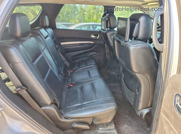1C4RDJDG7HC732838 2017 DODGE DURANGO Silver Widok wnętrza z tyłu