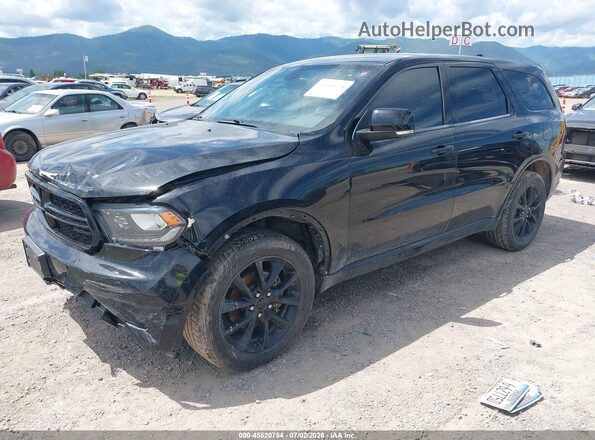 1C4RDJDG7HC820580 2017 DODGE DURANGO Black Vista tres cuartos delantera izquierda